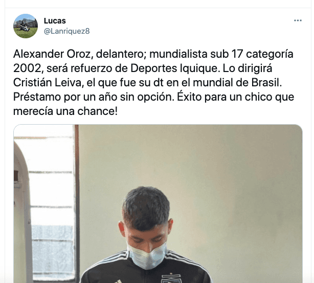 La información sobre Alexander Oroz