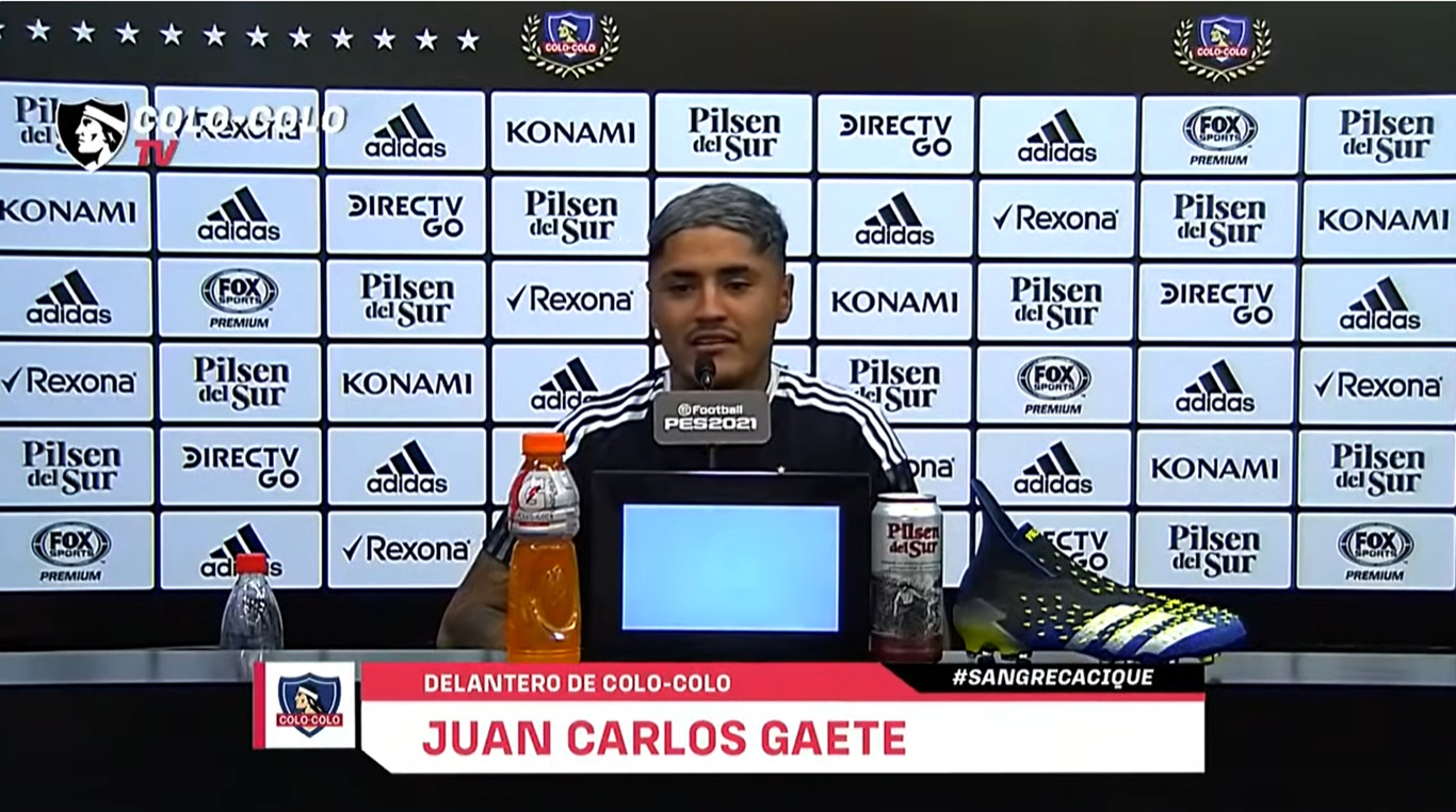 Juan Carlos Gaete en su presentación | Foto: captura