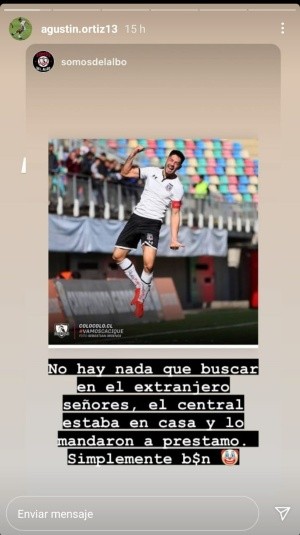 Agustín Ortiz no tuvo la oportunidad para mostrarse en este 2021. | Foto: Captura.