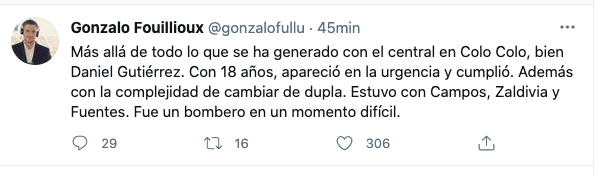 La opinión de Gonzalo