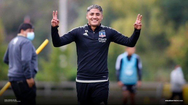 Juan Carlos Gaete trabaja para ser considerado por Gustavo Quinteros / FOTO: Colo Colo Oficial