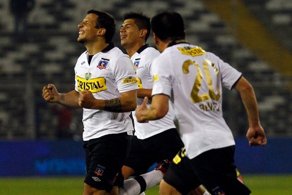 Emiliano Vecchio en su primera temporada con la camiseta de Colo Colo. | Foto: Agencia UNO.