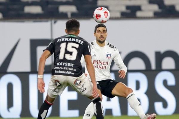 Nicolás Blandi volvió a sumar minutos en la derrota ante Palestino / FOTO: Agencia Uno