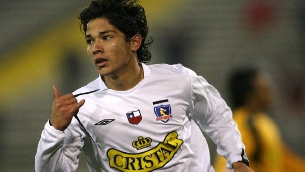 La mítica celebración de Matías en Colo Colo. Fuente: Archivo.