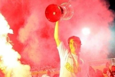 Tras un impresionante 2006, Matías se fue al Villarreal como bicampeón tras derrotar a Universidad de Chile y Audax Italiano. Fuente: Archivo.