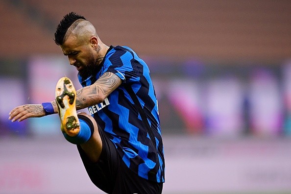 Arturo Vidal no pudo jugar mucho en la segunda mitad de la temporada por su lesión a la rodilla / FOTO: Getty Images