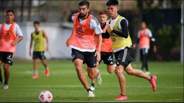 Emiliano Amor entrena para ser considerado / FOTO: Colo Colo Oficial