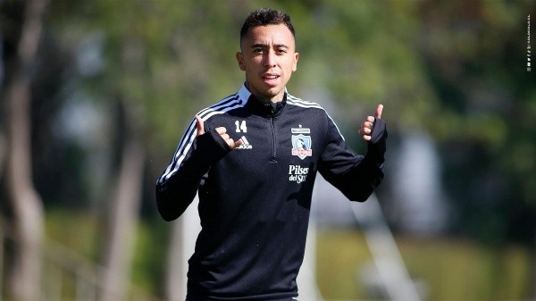 Martín Rodríguez se alista para su regreso / FOTO: Colo Colo Oficial