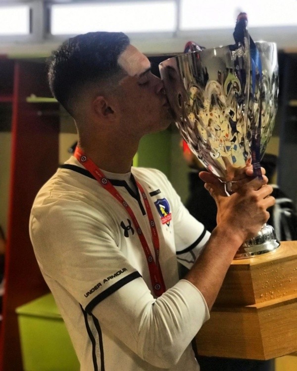 Sebastián Ibarra, campeón en Colo Colo