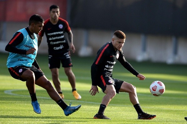 Leonardo Gil y Daniel Gutiérrez fueron parte de los microciclos / FOTO: Comunicaciones ANFP