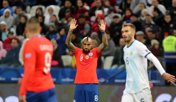 Arturo Vidal se perderá esta doble fecha eliminatoria ante Argentina y Bolivia. | Foto: Agencia UNO.