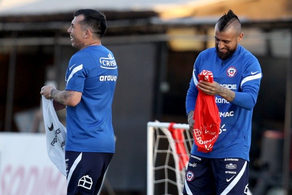 Gary Medel y Arturo Vidal Gary Medel y Arturo Vidal