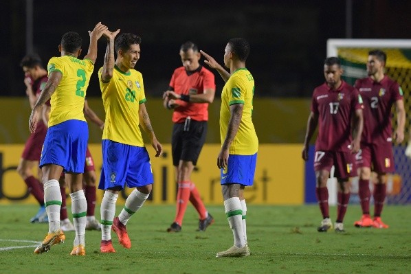 Brasil venció 1-0 a Venezuela en su último partido oficial entre ambos. | Foto: Getty Images.