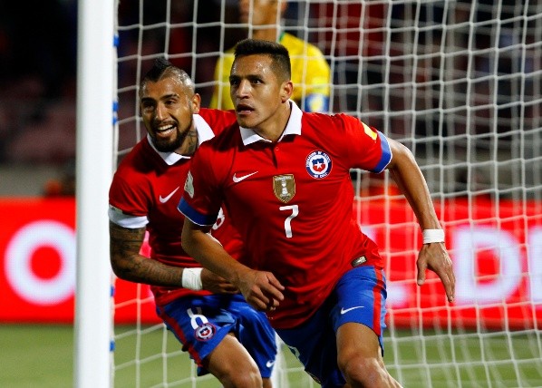 Alexis Sánchez anotó uno de los goles en el último triunfo de Chile ante Brasil | Foto: archivo