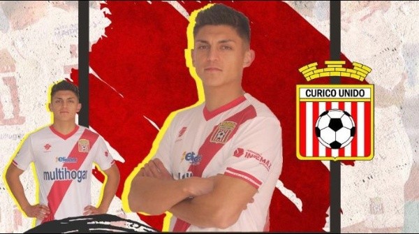 Felipe Fritz fue anunciado en Curicó Unido / FOTO: Curicó Unido