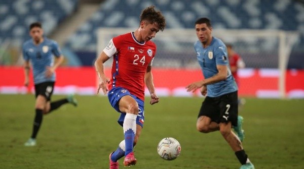 Luciano Arriagada retornó al Monumental luego de su participación en Copa América | Foto: archivo