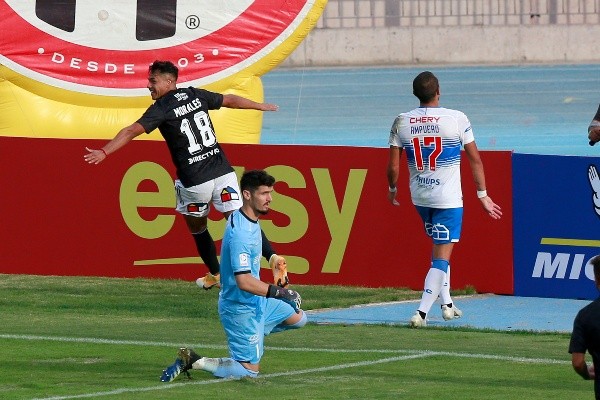 Iván Morales ya le convirtió a la UC en la presente temporada | Foto: Agencia Uno