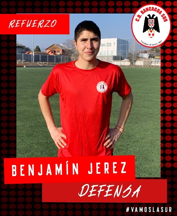 Benjamín Jerez y su nuevo club