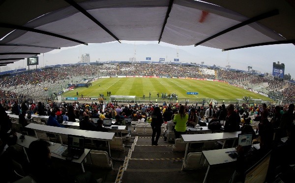 El Monumental se prepara para recibir a los hinchas de Colo Colo. | Foto: Agencia UNO.