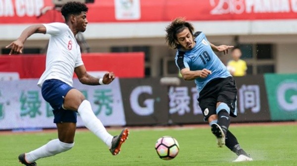 Thiago Vecino en la selección uruguaya
