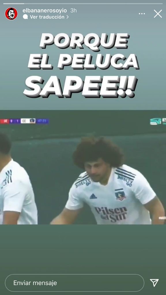 El humorista argentino se sumó a los festejos del gol de Maximiliano Falcón. | Fuente: Captura.