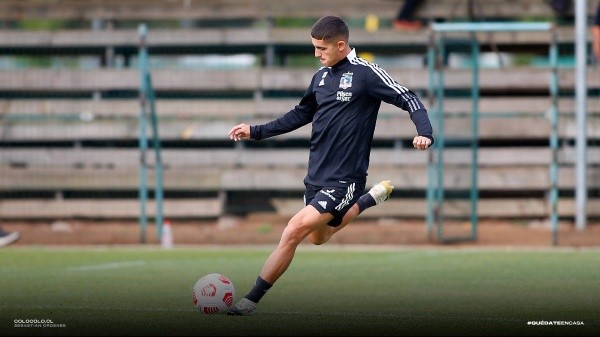 Bruno Gutiérrez trabajó como titular en Colo Colo | Foto: Colo Colo Oficial.