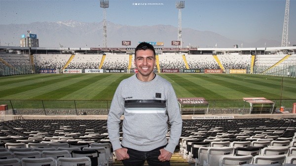 Gonzalo Fierro fue homenajeado en el Monumental / FOTO: Colo Colo