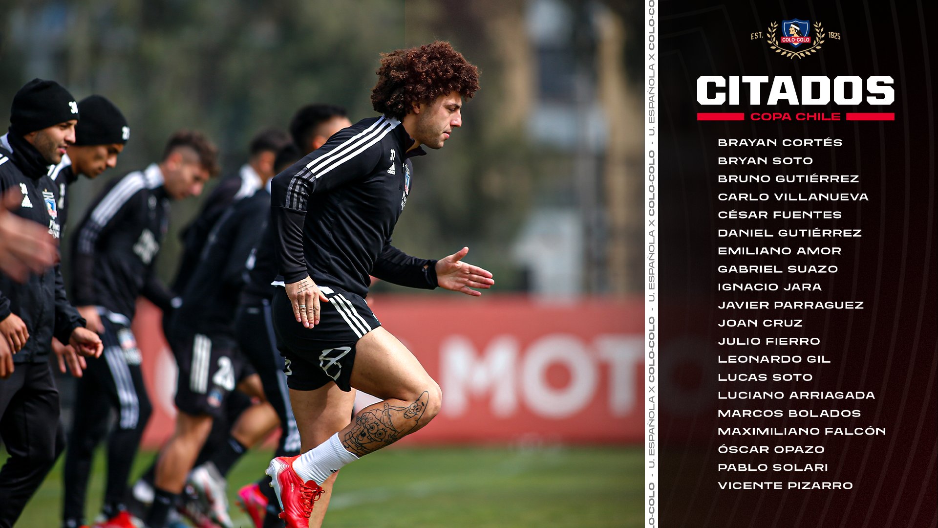 Un total de 20 jugadores citó el entrenador para la Copa Chile. (Foto: Colo Colo)