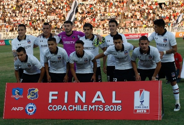 El equipo que dijo presente en la final de la Copa Chile 2021. | Foto: Agencia UNO.