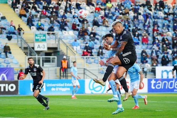 Parraguez anotó el 2-1 transitorio del Cacique con la cabeza. | Foto: Guillermo Salazar.