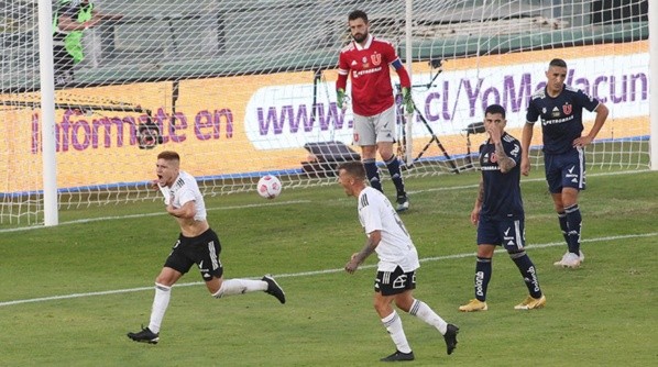 Los festejos de Colo Colo ante la U.