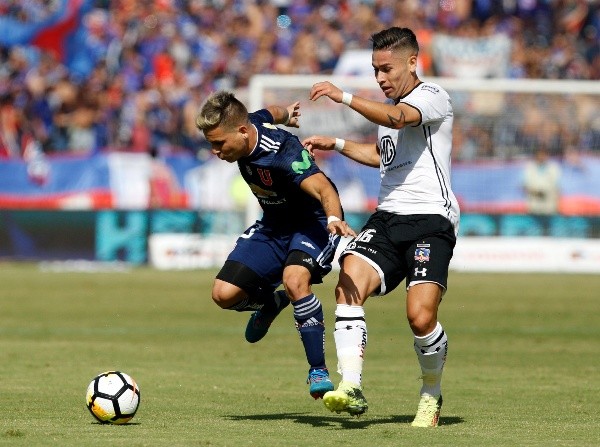 En su paso por U. de Chile, el venezolano solo vio caídas ante Colo Colo. Fuente: Getty Images.