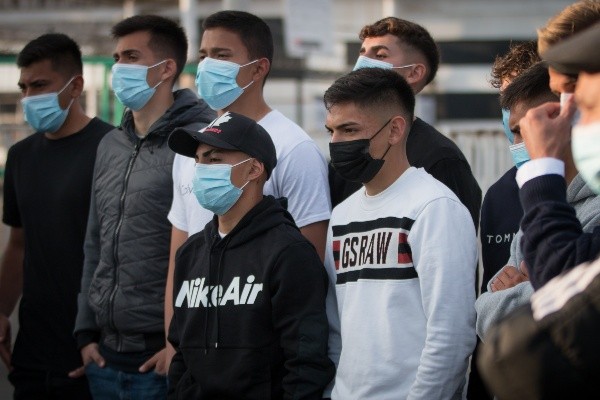Los jugadores durante la jornada. (Foto: CSD Colo Colo)