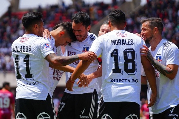 Los albos festejan en La Serena. (Foto: Guillermo Salazar)