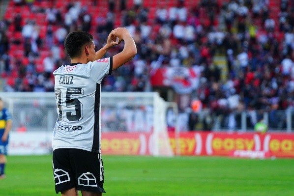 El joven volante de 18 años marcó un golazo ante Everton en la final de Copa Chile. Fuente: Guillermo Salazar.