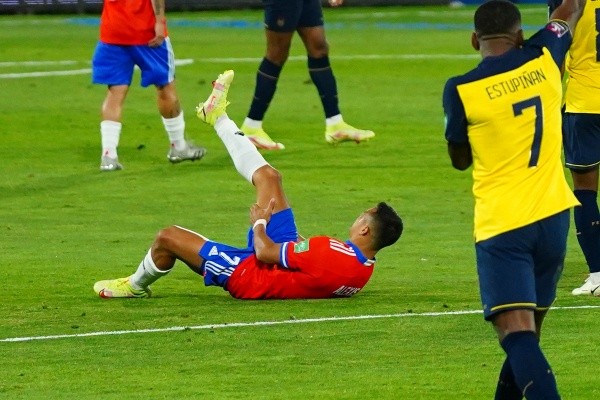 Alexis salió lesionado a los 32 minutos del primer tiempo / FOTO: Guille Salazar