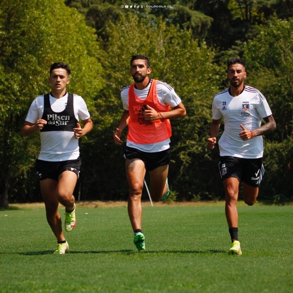 Juan Martín Lucero conoció a sus nuevos compañeros / FOTO: Colo Colo