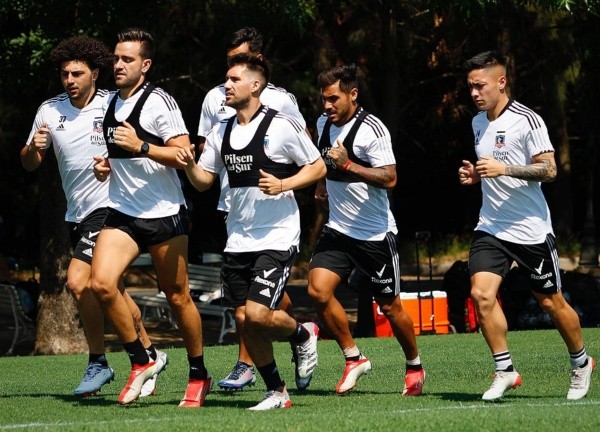 Colo Colo tuvo su primer día de trabajos en Pilar / FOTO: Colo Colo