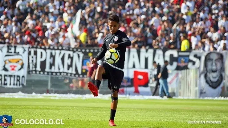 Zederick Vega hizo toda su etapa de cadetes en Colo Colo / FOTO: Colo Colo