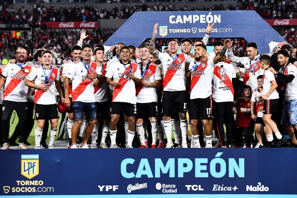 River Plate viene de gritar campeón en el torneo argentino. | Foto: Getty Images.