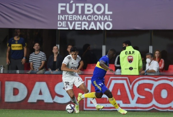 Pablo Solari será siendo albo, por lo menos hasta que termine la participación de Colo Colo en la Libertadores. | Foto: Proenter.