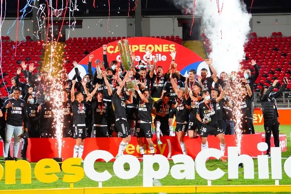 Colo Colo juega la Supercopa tras consagrarse en la Copa Chile 2021. | Foto: Guillermo Salazar.