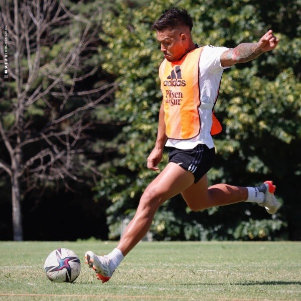 Javier Parraguez en la pretemporada