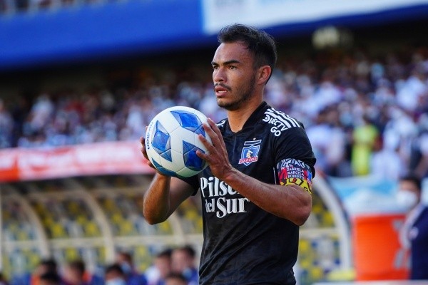 Gabriel Suazo fue una de las figuras de Colo Colo esta tarde. | Foto: Guillermo Salazar.