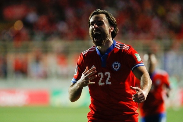 Lamentablemente el gol de Ben Brereton no alcanzó. | Foto: Getty Images.