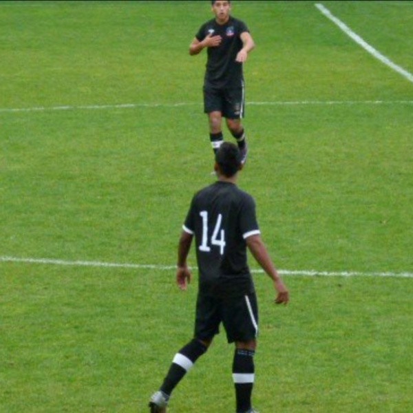 Adrián junto a Juan Delgado