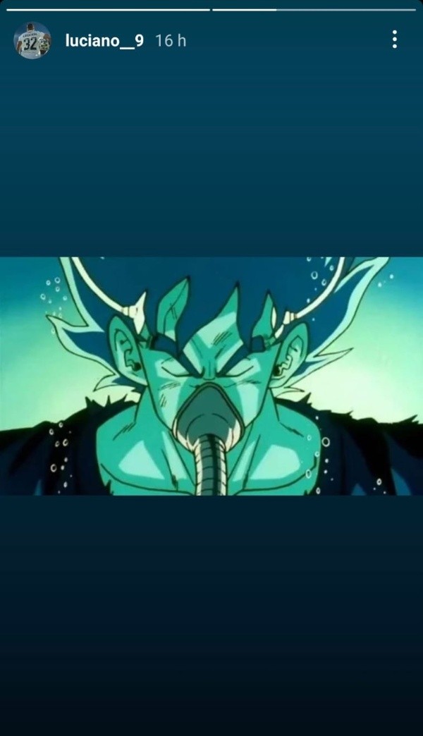 Luciano Arriagada recuperándose a lo Goku.