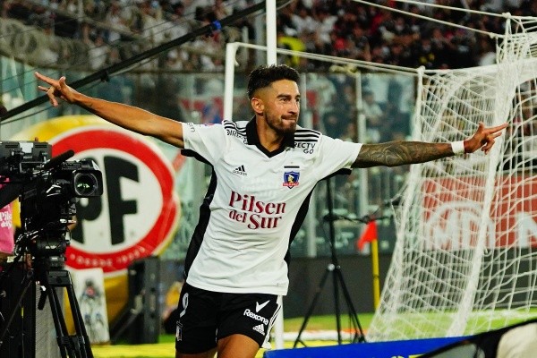 Juan Martín Lucero cerró el triunfo al anotar el 2-0 en el Monumental. | Foto: Guillermo Salazar.