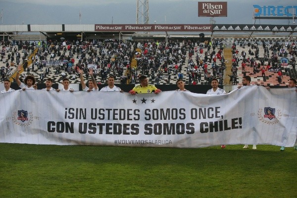 Colo Colo se llena de amor para sus hinchas / FOTO: Agencia Uno