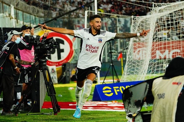 Juan Martín Lucero lleva dos goles con la camiseta de Colo Colo. | Foto: Guillermo Salazar.